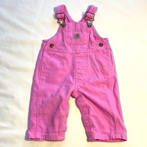 Carhartt pink overalls